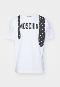 WITH LOGO TIE - Tricou cu imprimeu - white