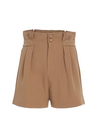 INFLUENCER PLEATED - Short - camel