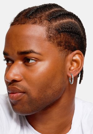 DAVID - Earrings - silberfarben poliert