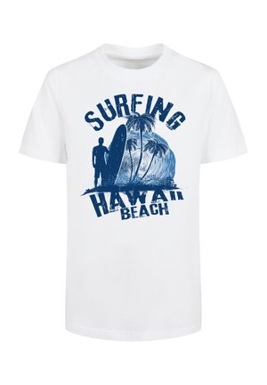 HAWAII SURF BEACH SUMMER - Print T-shirt - weiß