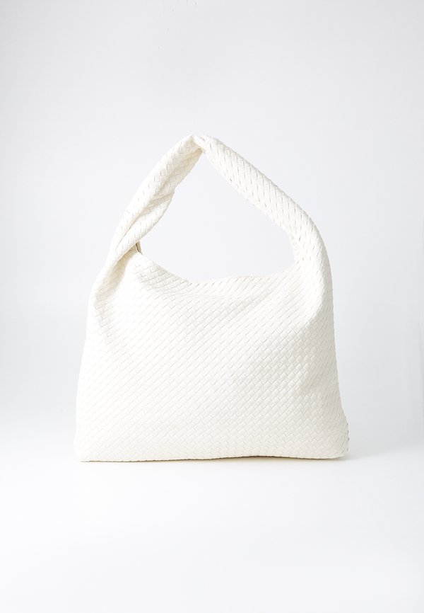 BRAIDED LARGE BAG - Shopping Bag - creme
