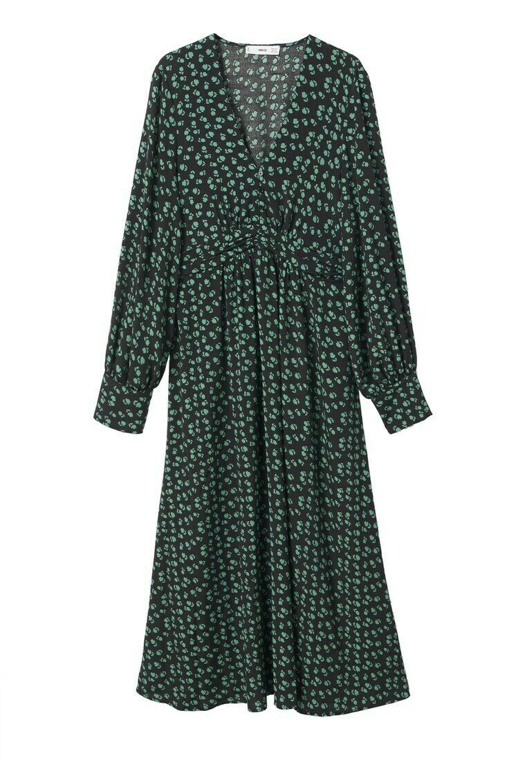 Mango Maxi-jurk groen