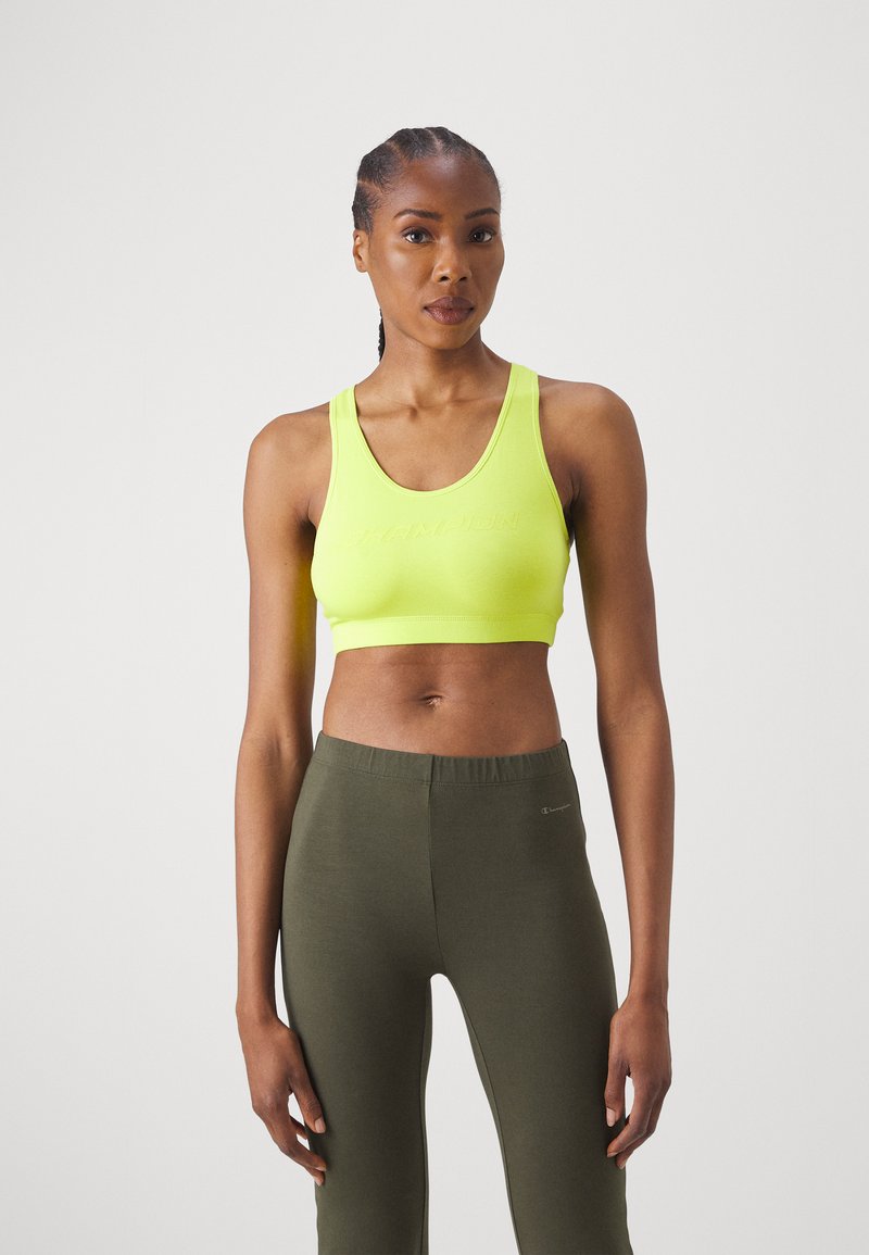 Champion C-TECH BRA - Sportski grudnjak sa srednje jakom potporom - neon yellow