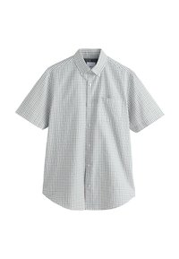 Unselected, white green pink tattersall check