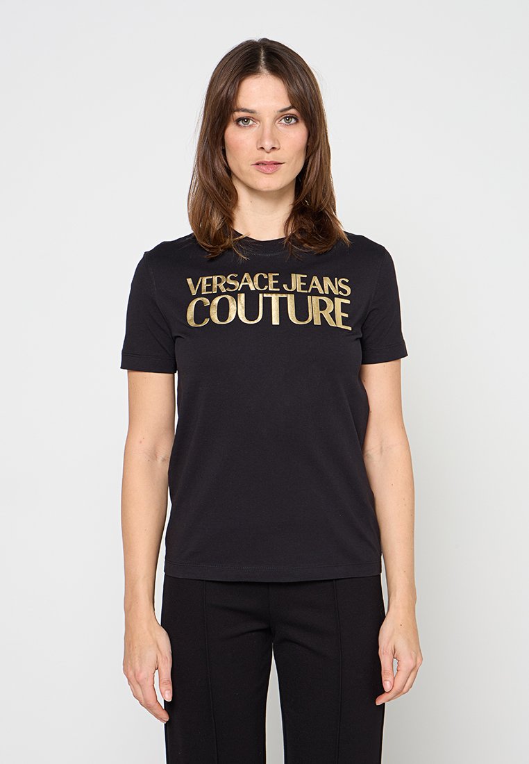 Versace Jeans Couture T-shirt print zwart