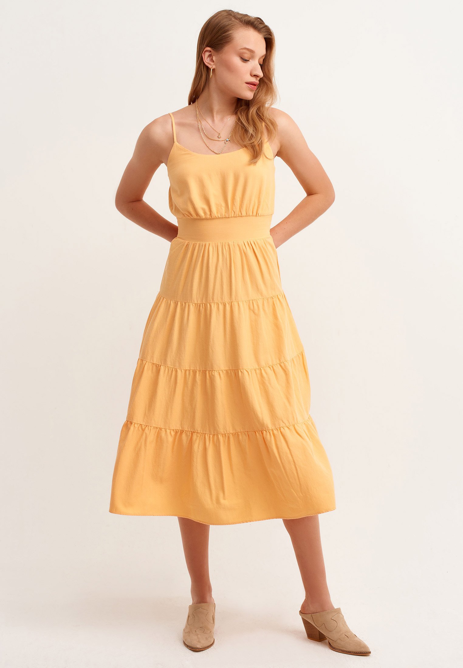 OXXO Vestito estivo - abricock/giallo - Zalando.it