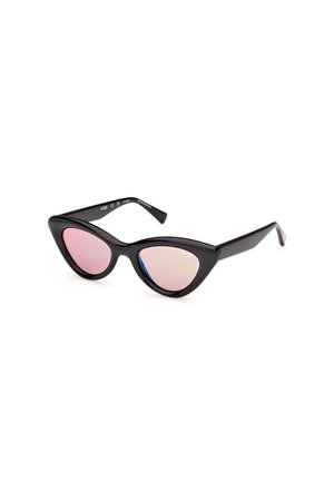 Sonnenbrille - glossy black burgundy