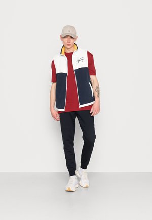 Tommy Jeans MIX MEDIA RETRO VEST UNISEX - Smanicato - twilight navy