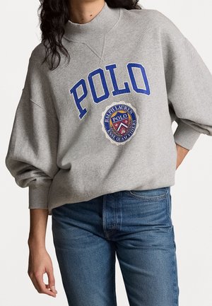 Sweatshirt - mottled light grey