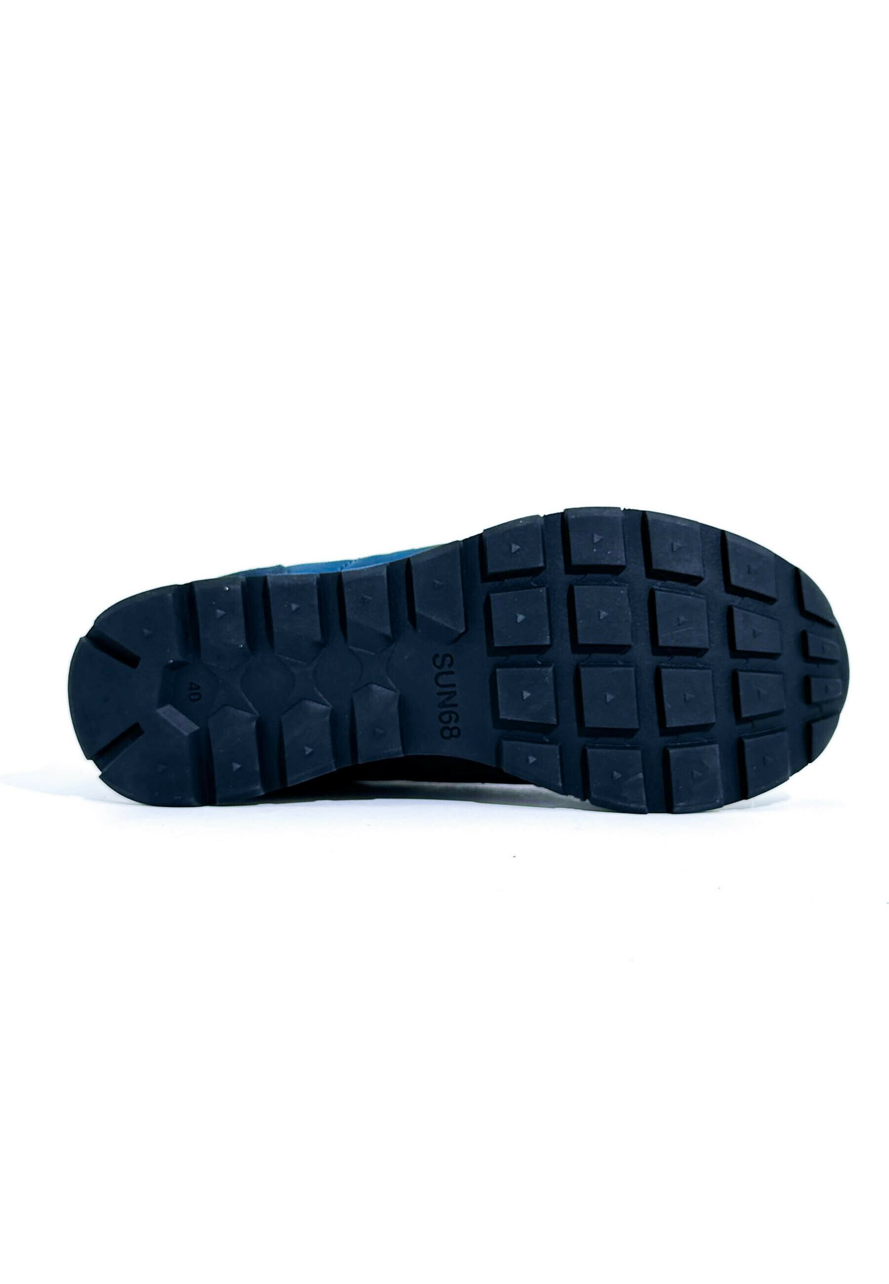SUN68 Sneakers Basse Tom Suede - Donna/Uomo - Colore Blu Scuro (Navy) - Z44106