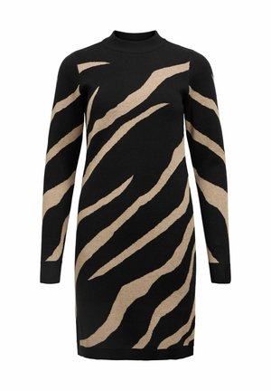 Object OBJRAY DRESS - Strickkleid - black