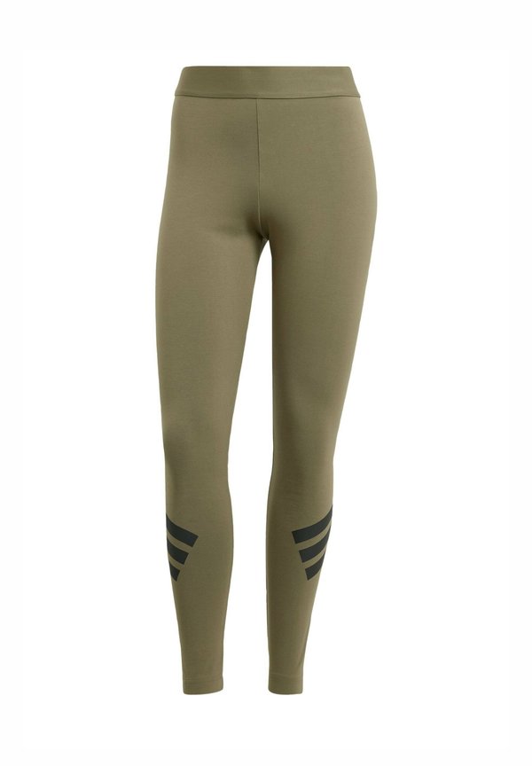 FUTURE ICON 3-STRIPES - Leggings - olive strata2