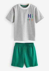 Next 3 PACK-REGULAR FIT - Pyjama - red blue slogan