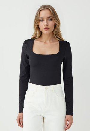 Maglietta a manica lunga - black