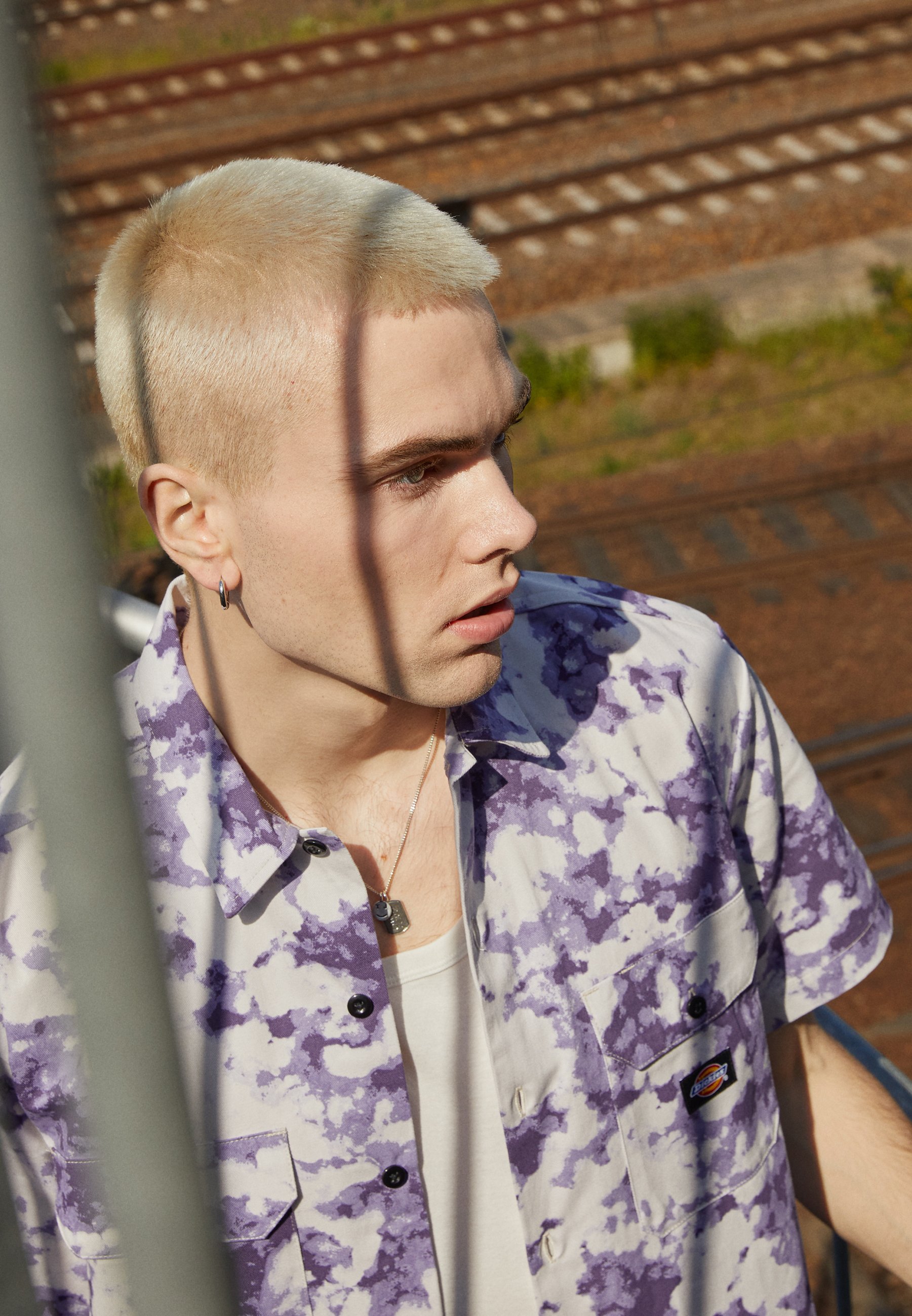 Dickies SUNBURG - Shirt - purple 