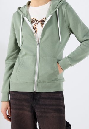 Sweat zippé - light green