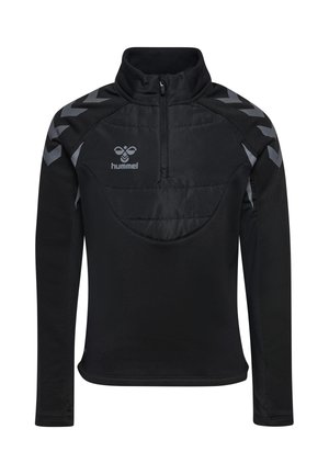 Hummel WINTER TRAINING HALF ZIP - Sweatshirt - black