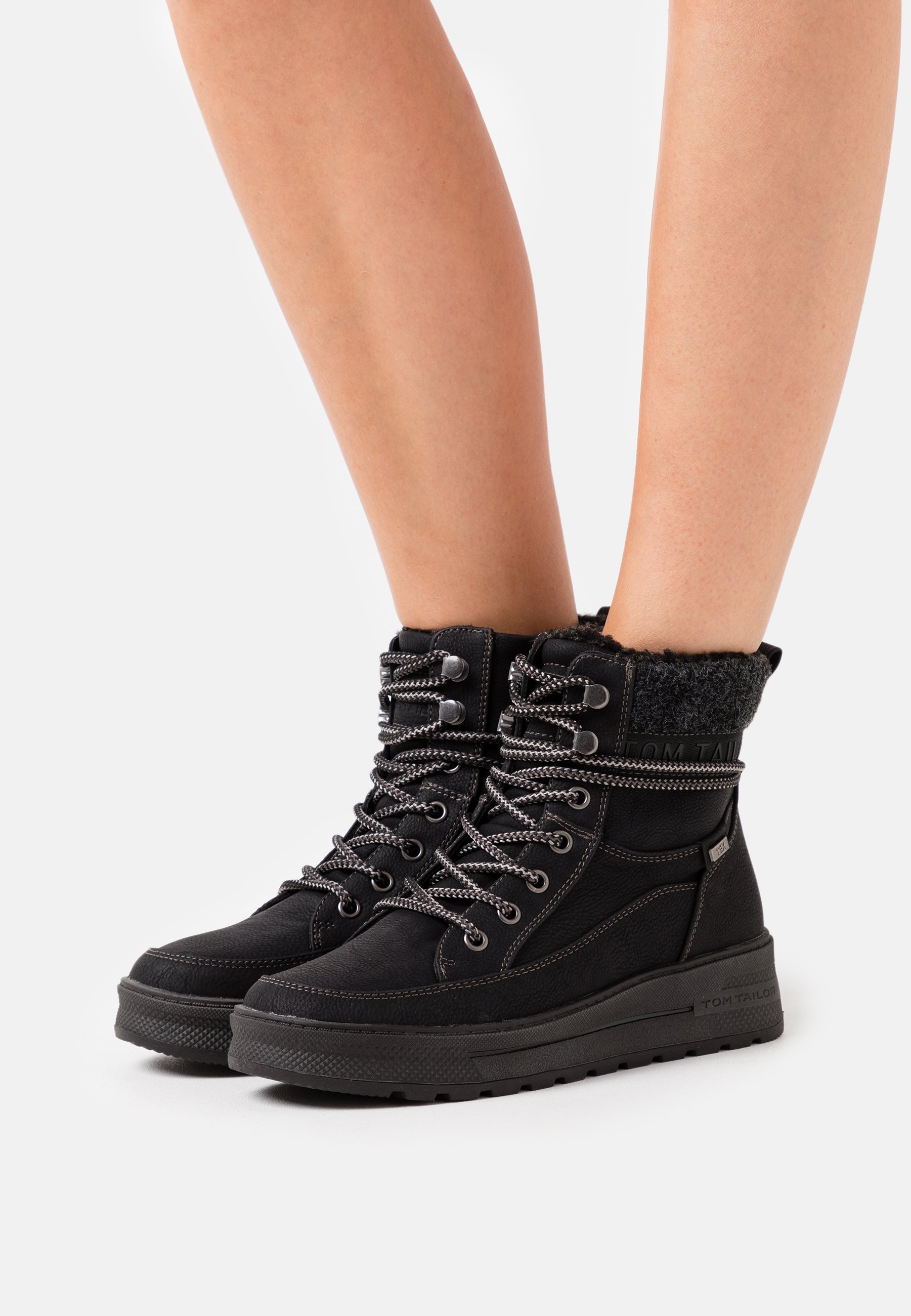 TOM TAILOR Botas para la nieve - black/negro - Zalando.es