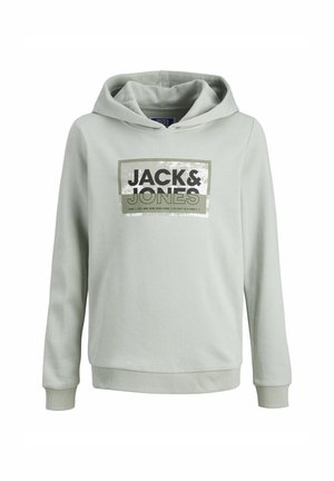LOGO - Hoodie - aqua gray