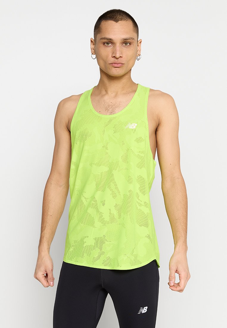 New Balance Sport T-shirt neongroen