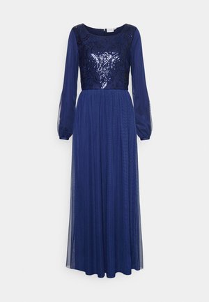 VISEQUINS MODESTY ANKLE DRESS - Galajurk - blue derpths