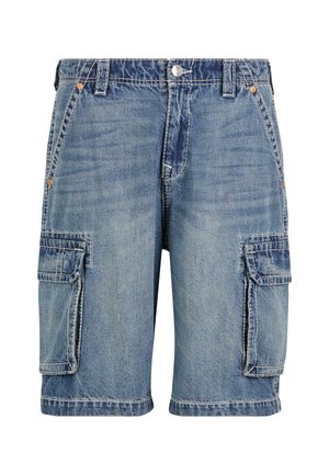 True Religion BIG VINNY - Džinsa auduma šorti - medium washed blue