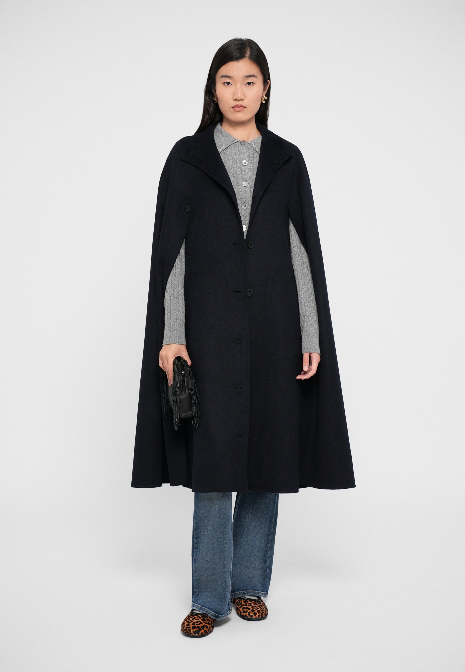 Maje GAPACE - Cape - marine/dark blue - Zalando