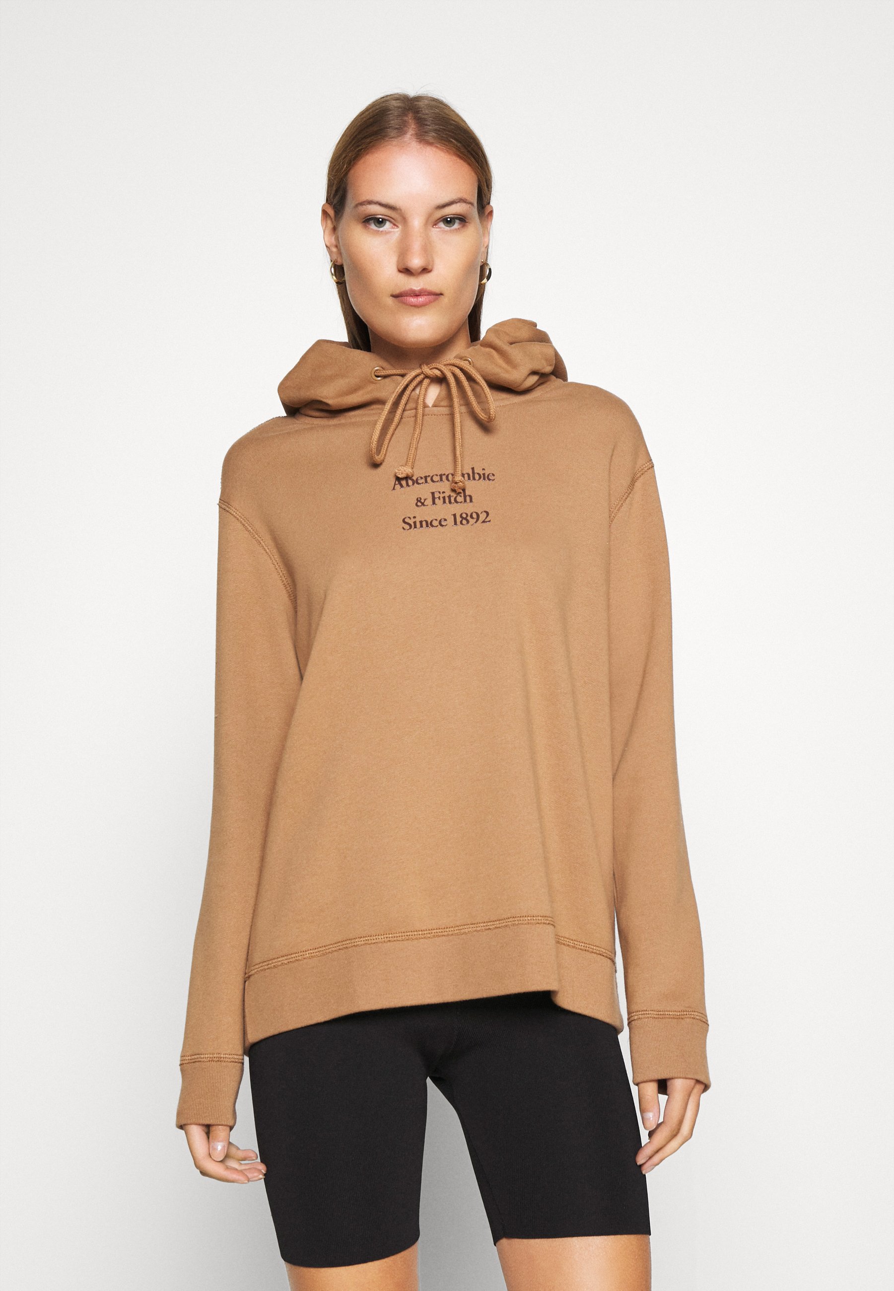 abercrombie and fitch logo hoodie