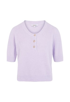 Morgan, MORGAN MORGAN SHORT-SLEEVE SWEATER - Camiseta estampada - parme