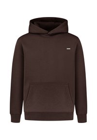 Smilodox DAWSON OVERSIZED HOODIE - Felpa con cappuccio - braun