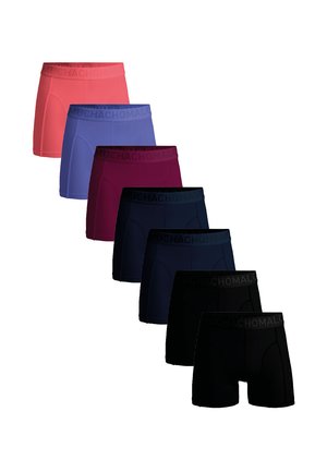 7-PACK SOLID - Boxers - black blue red purple pink