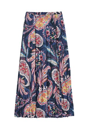 TATUUM CRINCLA - A-line skirt - navy blue