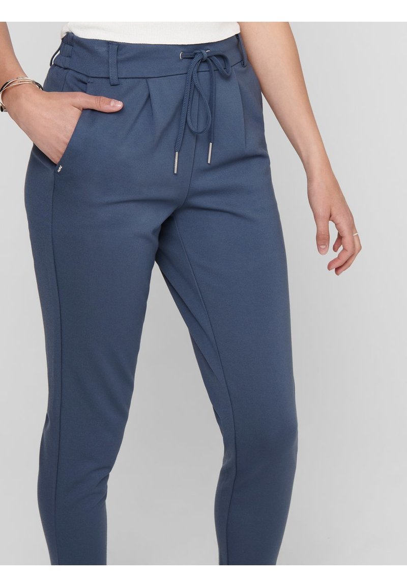 Only Poptrash Easy Colour Trainingsbroek Smoke Blue Turquoise Zalando Nl