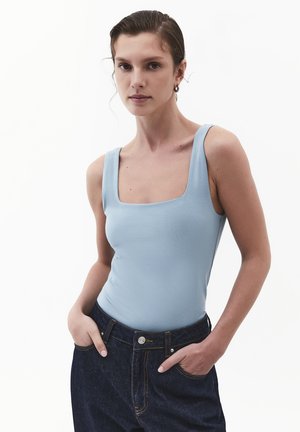 OXXO, OXXO KARE YAKA BODYCON ATLET - Top - stone blue