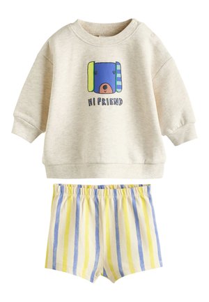 Next REGULAR FIT -  SET   - Šortky - grey stripe dog