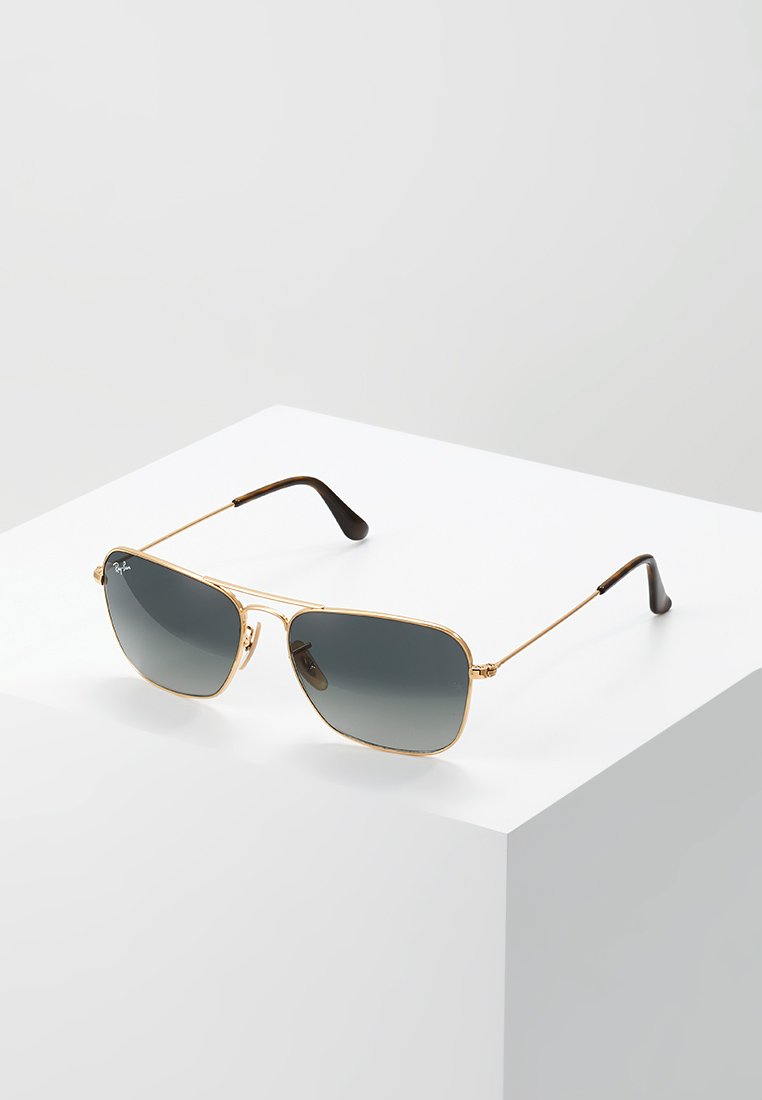 Ray-Ban CARAVAN - Óculos de sol - gold light grey/gradient dark grey