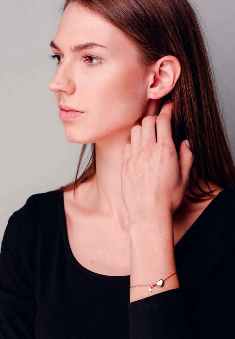 VUCH SHINY HEART BEET - Náramek - silver-coloured