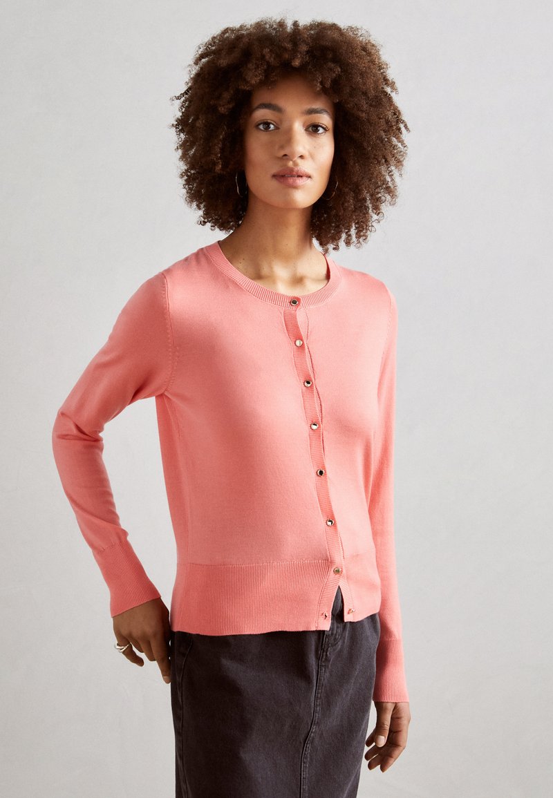 Lindex - CARDIGAN ANNA - Kardigán - coral, Zväčšiť