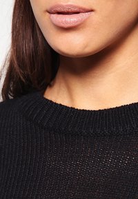 Noisy May Strickpullover - black