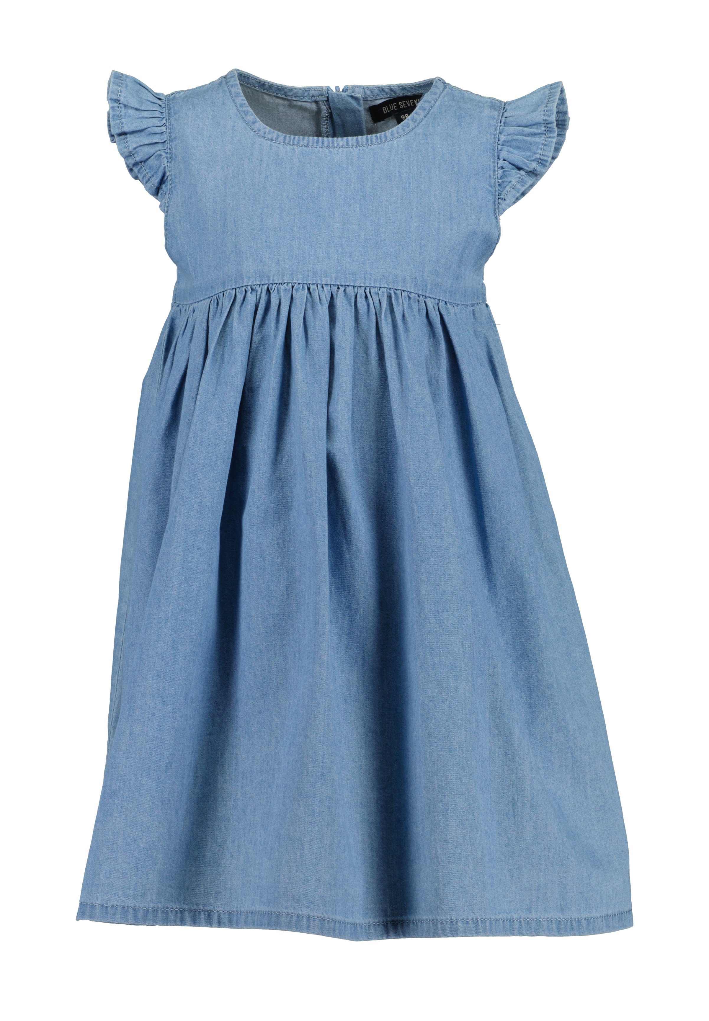 white company denim dress
