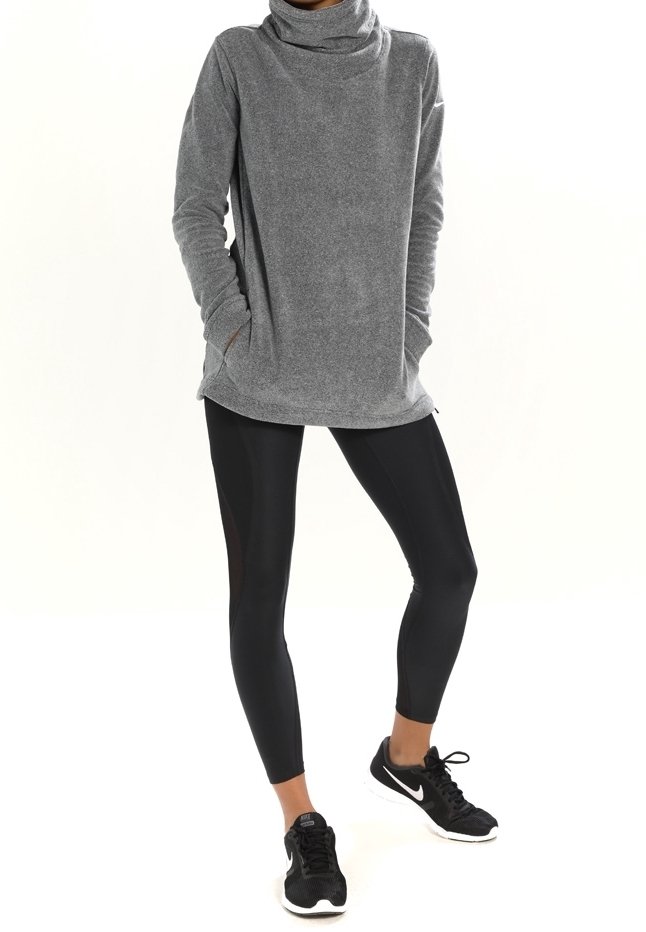 Nike Performance Fleecová mikina - black