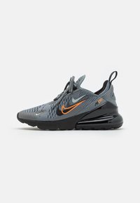 Nike Sportswear NIKE AIR MAX 270 GS - Sporta apavi - smoke grey/black/bright mandarin/med ash/light silver