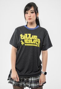 Paradiso Clothing BILLIE EILISH LOGO RINGER - Print T-shirt - charcoal