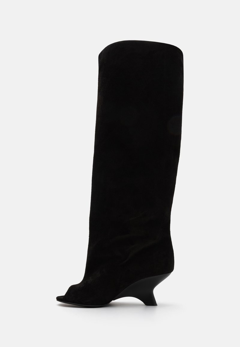 GIABORGHINI NINETTE - Botas mosqueteras - black