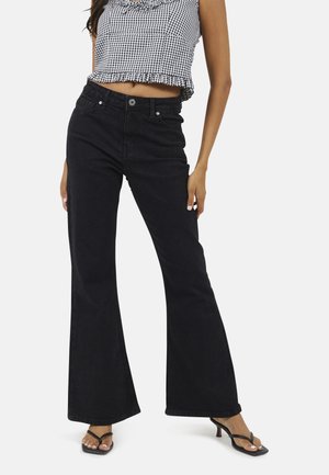MID RISE - Jeans a zampa - black