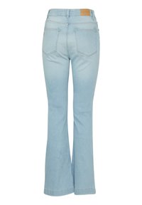 PULZ Traperice krojene za nošenje s čizmama - light blue denim