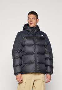 The North Face - DIABLO HOODIE - Doudoune - black heather/black Image miniature 1