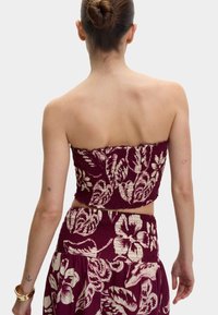 Marks & Spencer SHIRRED BANDEAU - Blouse - purple mix