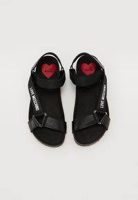 Love Moschino Kotníkové sandály  - black