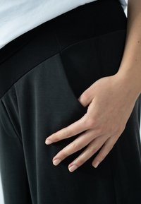 Cool Mama MATERNITY BASIC - Tygbyxor - dark grey